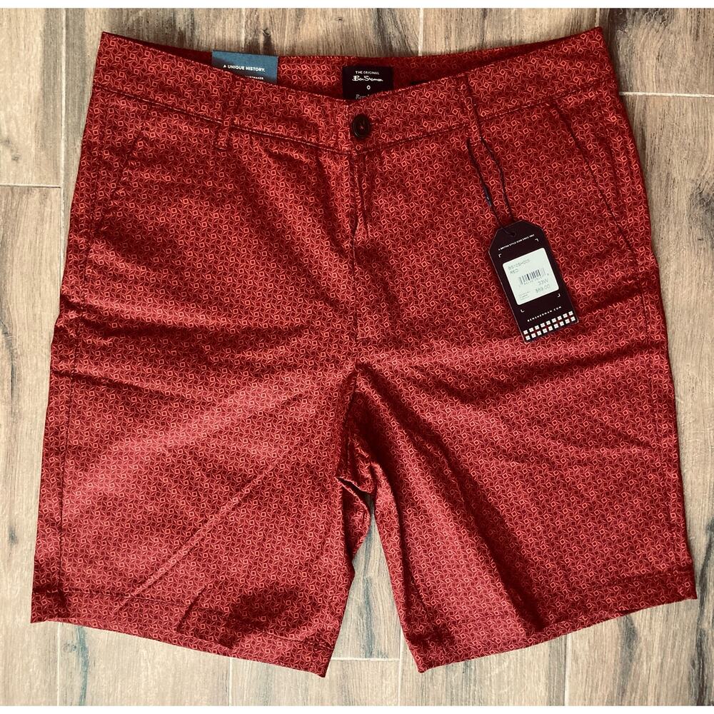 Ben Sherman Shorts 32W Red